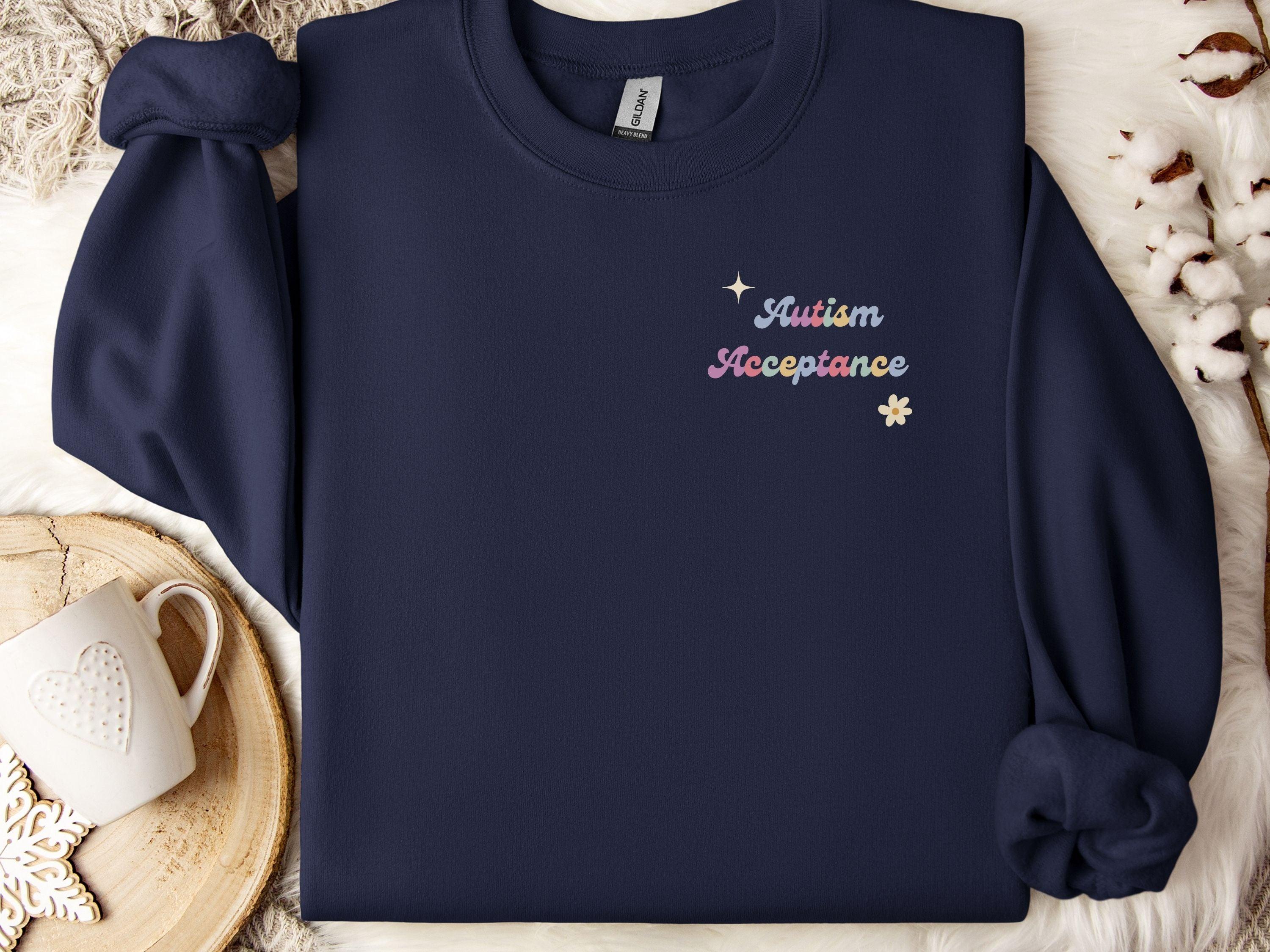 Advocate Support Empower Include Sweatshirt-Neurodiversity, ADHD & Autism Awareness & Acceptance Sweatshirt by Daily Bloom