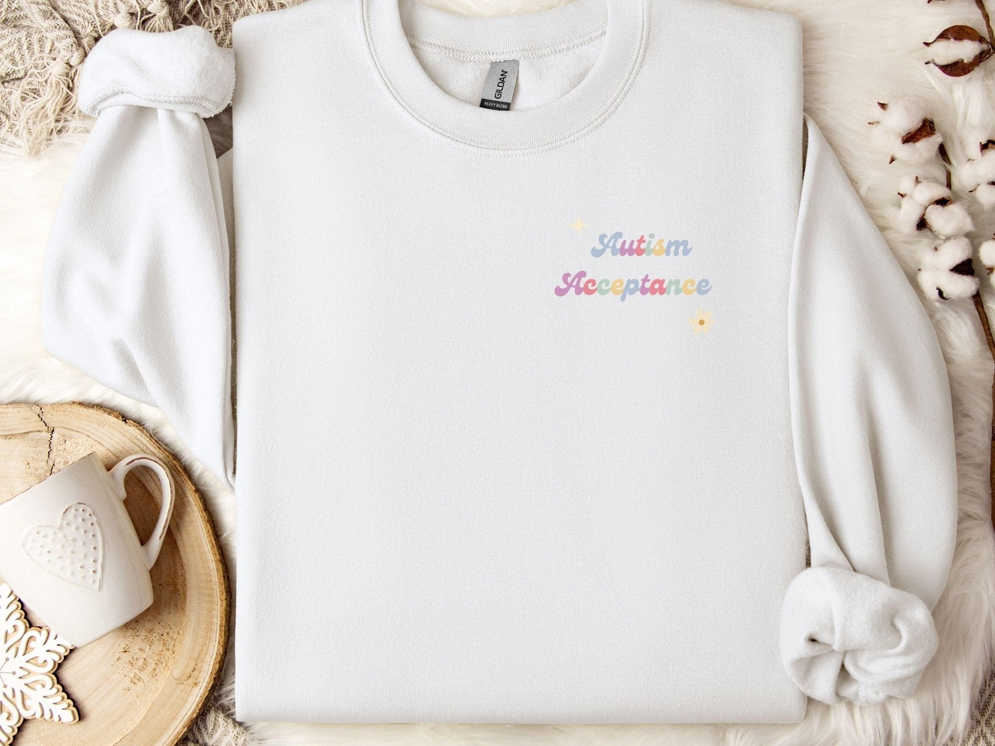 Autism Sweatshirt - Advocate Support Empower Include Sweatshirt - Daily Bloom