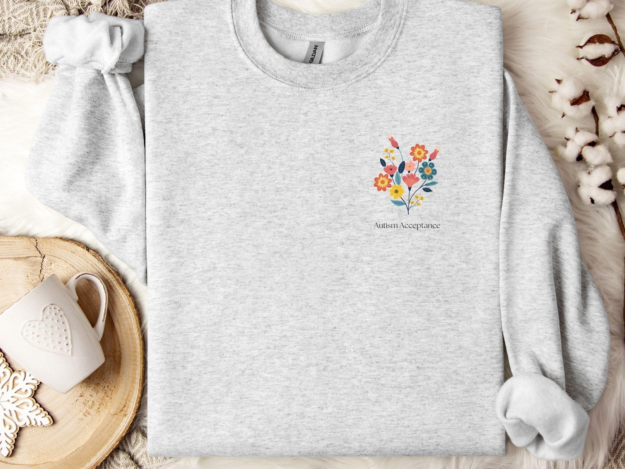 Autism Sweatshirt - Advocate Support Empower Sweatshirt - Daily Bloom