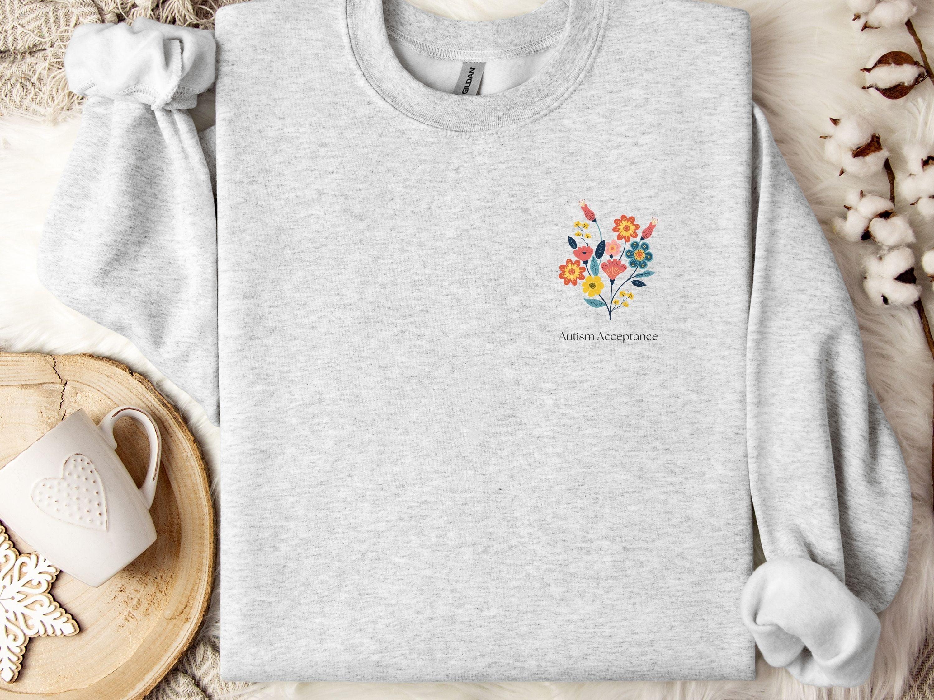 Advocate Support Empower Sweatshirt-Neurodiversity, ADHD & Autism Awareness & Acceptance Sweatshirt by Daily Bloom