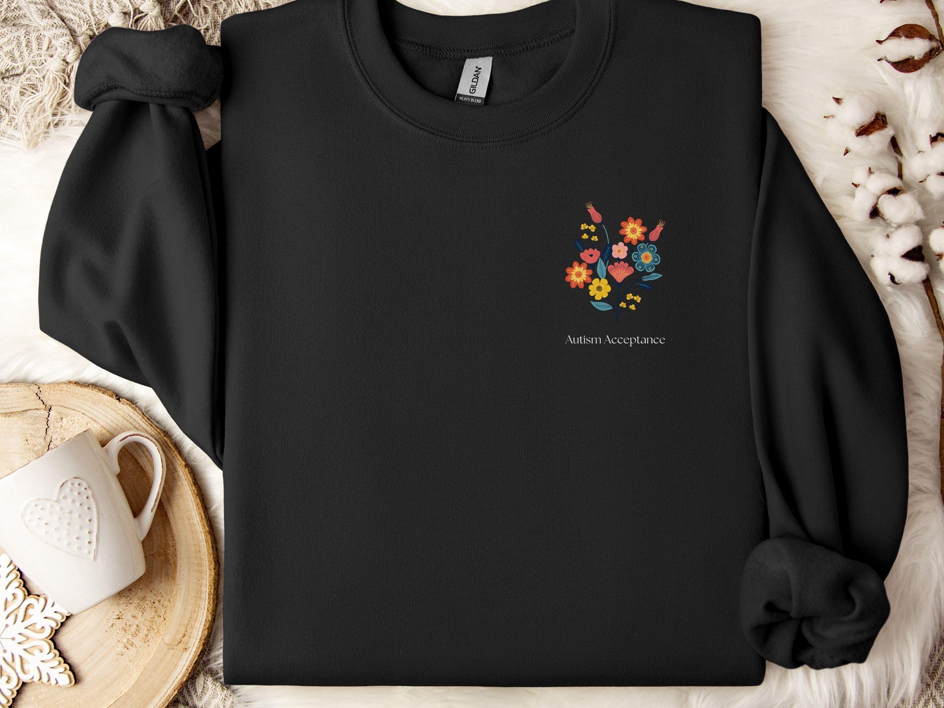 Advocate Support Empower Sweatshirt-Neurodiversity, ADHD & Autism Awareness & Acceptance Sweatshirt by Daily Bloom