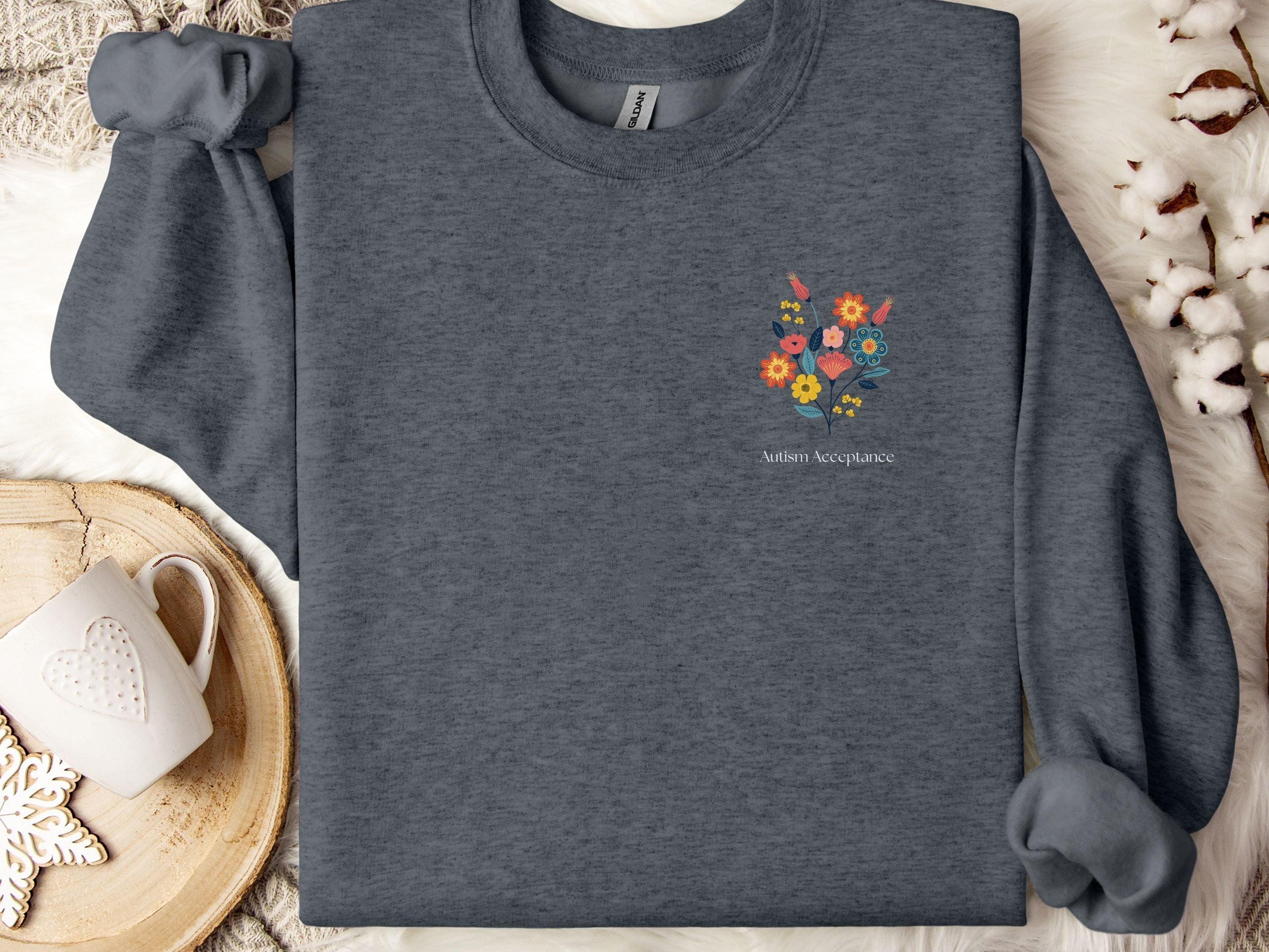 Advocate Support Empower Sweatshirt-Neurodiversity, ADHD & Autism Awareness & Acceptance Sweatshirt by Daily Bloom