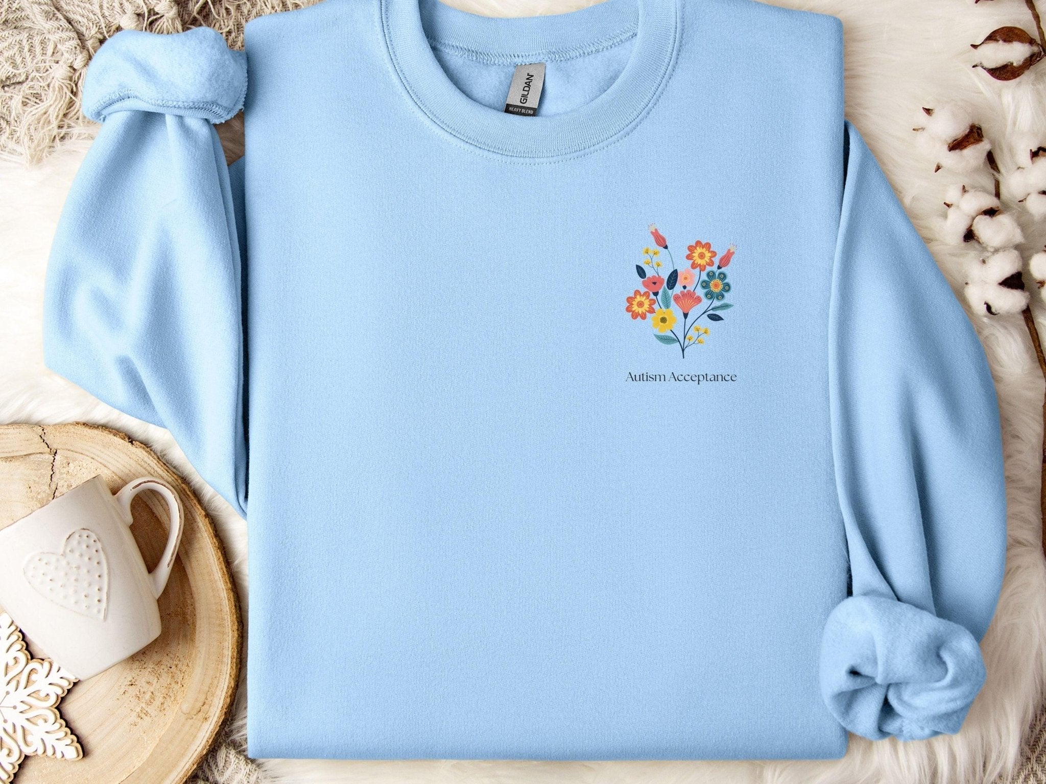 Autism Sweatshirt - Advocate Support Empower Sweatshirt - Daily Bloom