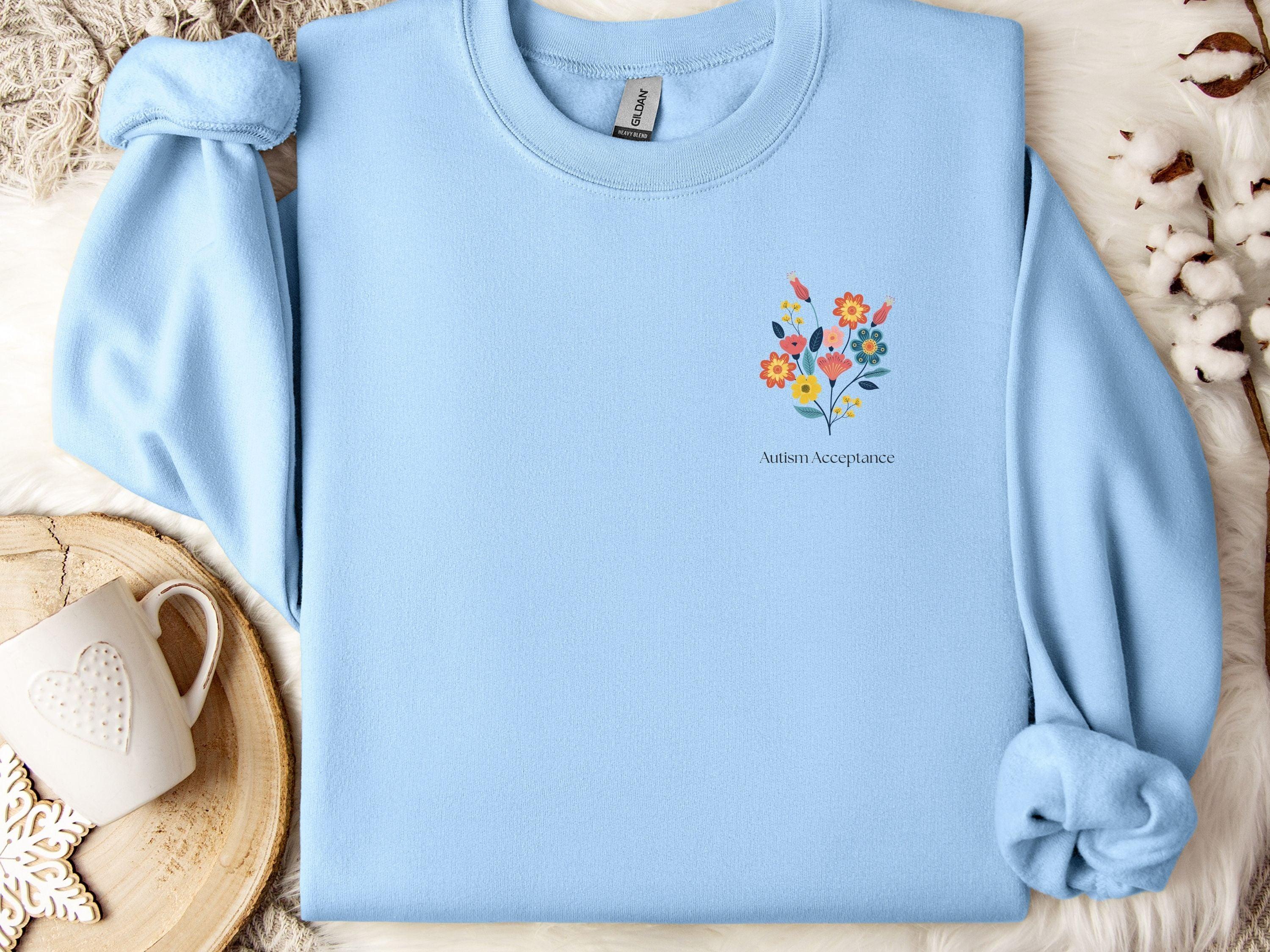 Advocate Support Empower Sweatshirt-Neurodiversity, ADHD & Autism Awareness & Acceptance Sweatshirt by Daily Bloom
