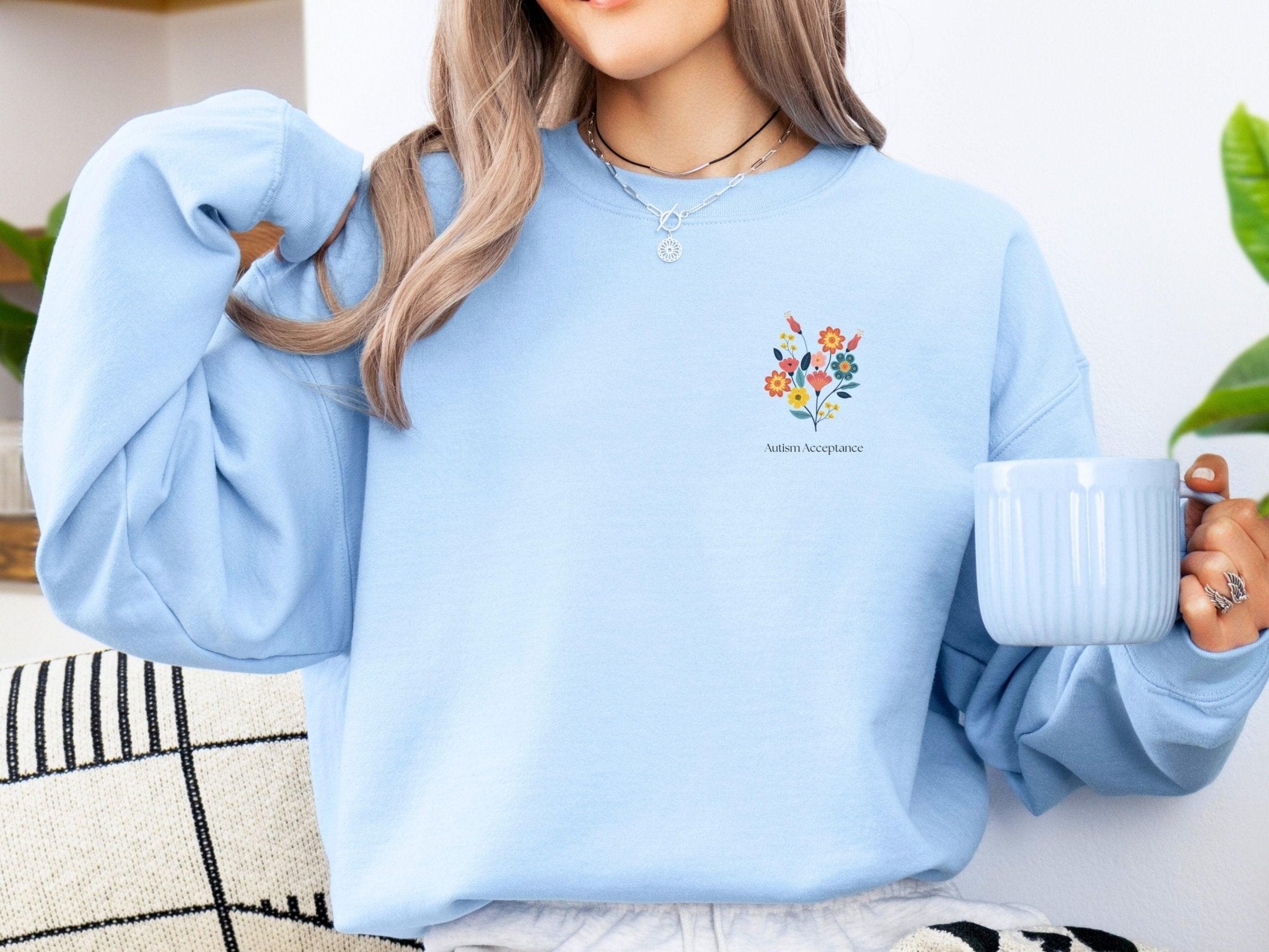 Autism Sweatshirt - Advocate Support Empower Sweatshirt - Daily Bloom