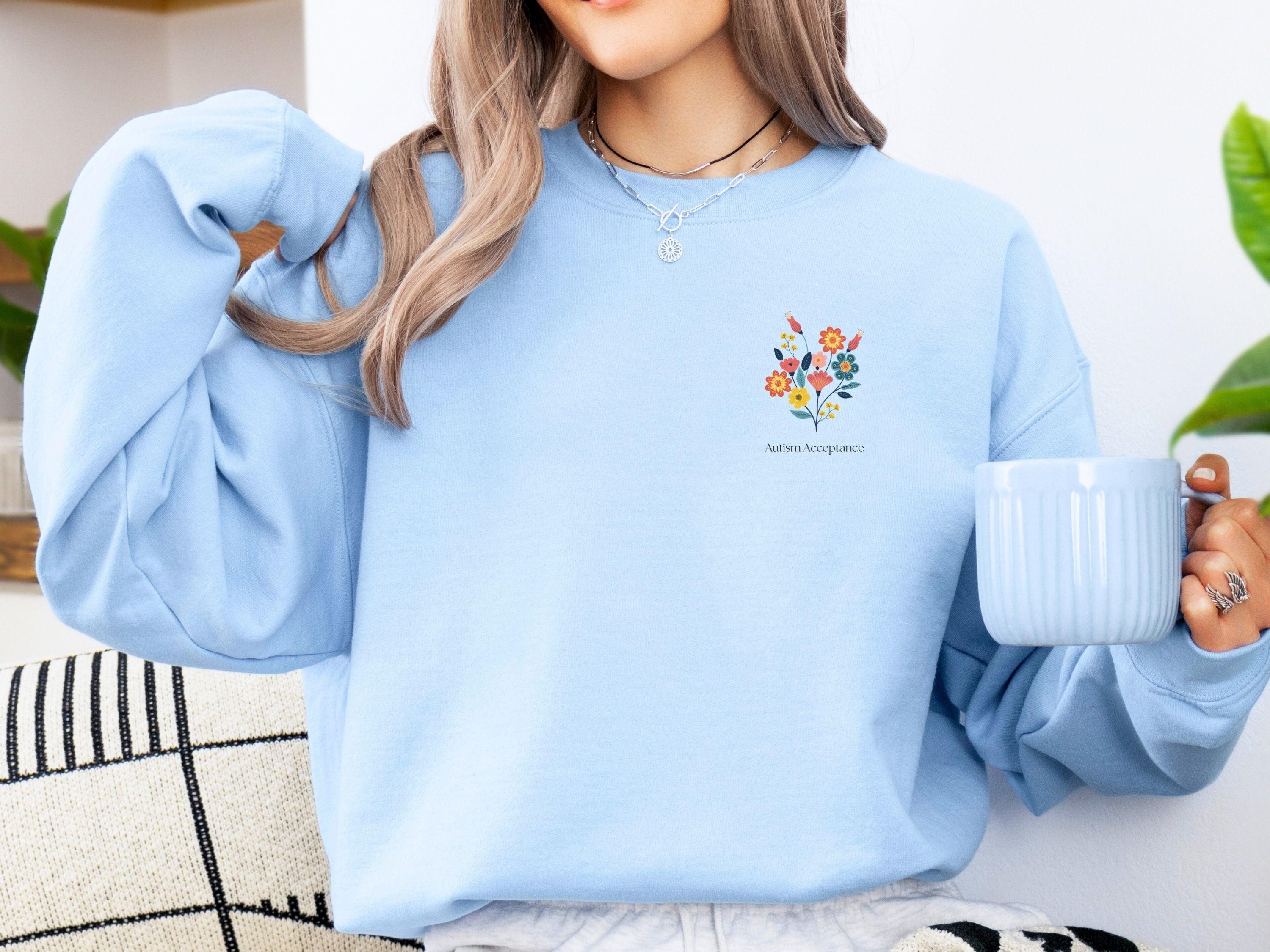 Advocate Support Empower Sweatshirt-Neurodiversity, ADHD & Autism Awareness & Acceptance Sweatshirt by Daily Bloom
