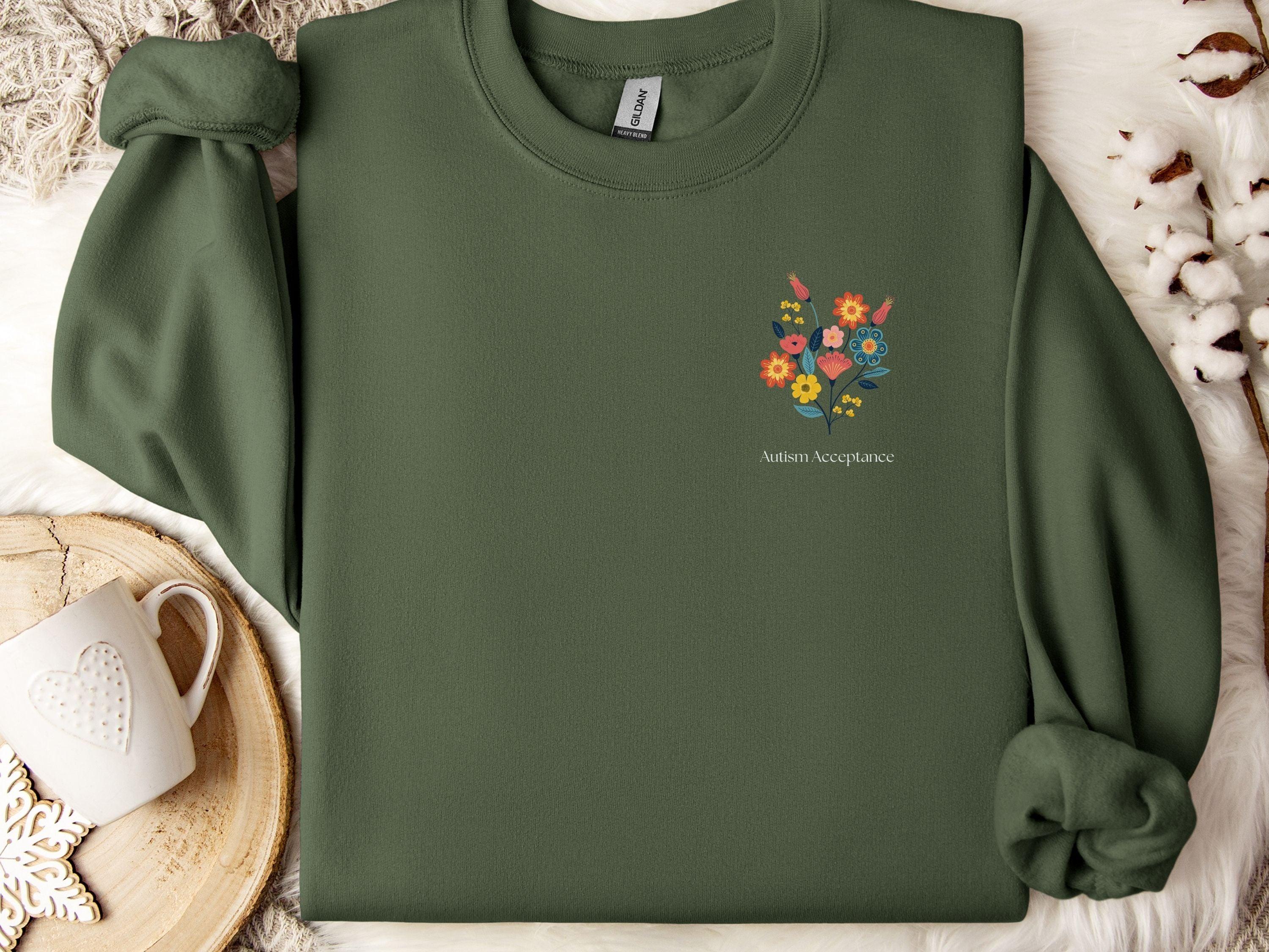 Advocate Support Empower Sweatshirt-Neurodiversity, ADHD & Autism Awareness & Acceptance Sweatshirt by Daily Bloom