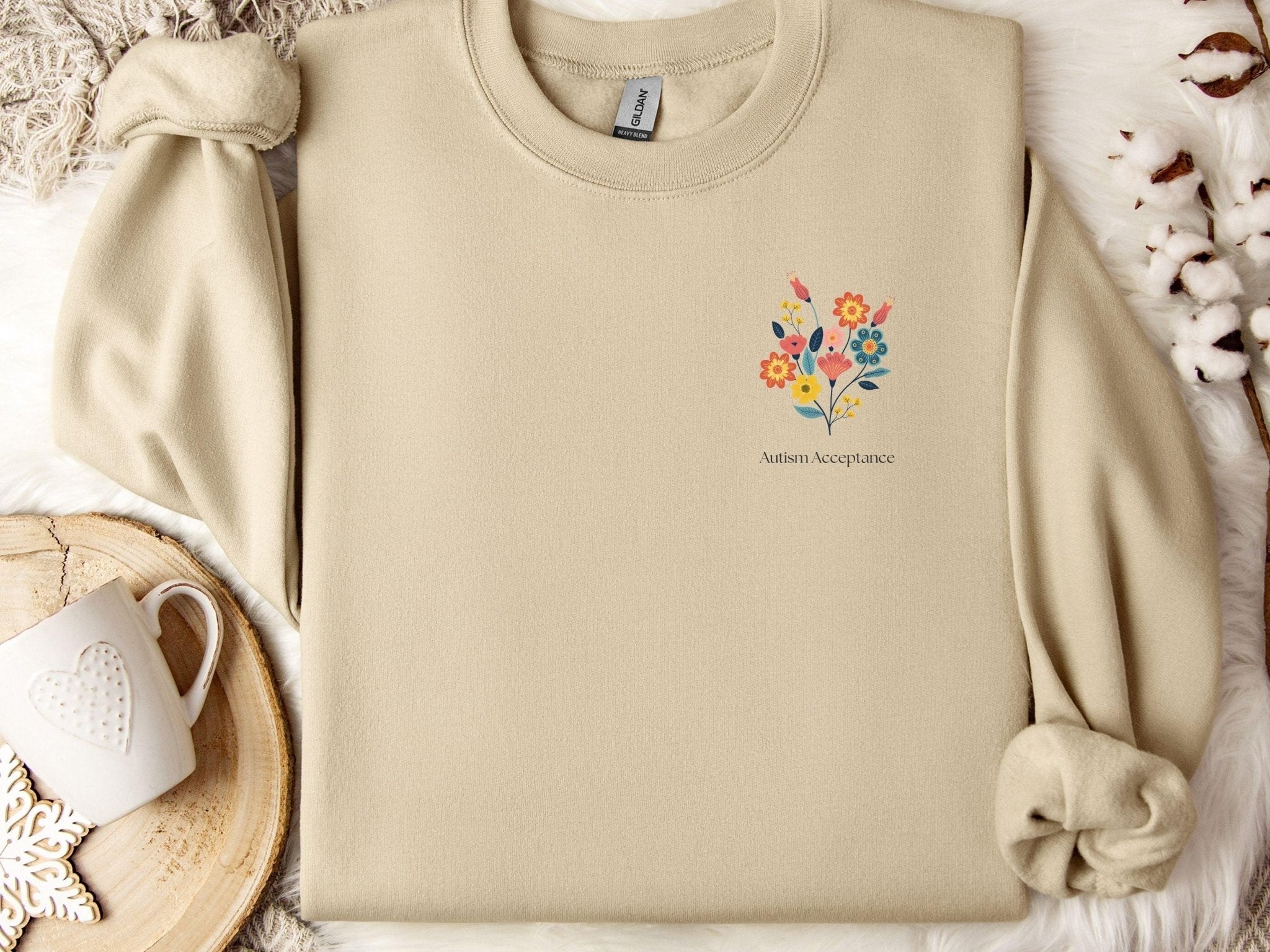 Autism Sweatshirt - Advocate Support Empower Sweatshirt - Daily Bloom