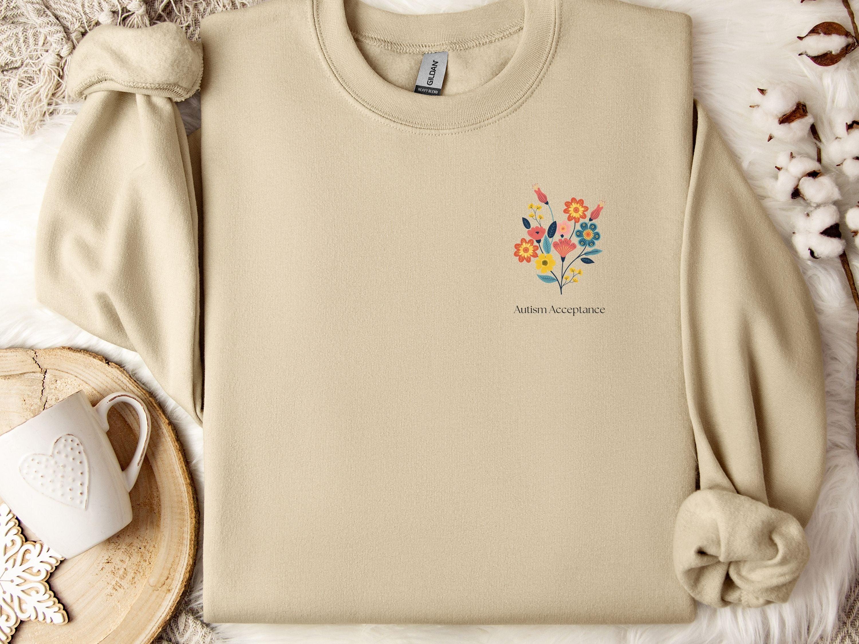 Advocate Support Empower Sweatshirt-Neurodiversity, ADHD & Autism Awareness & Acceptance Sweatshirt by Daily Bloom