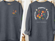 Advocate Support Empower Sweatshirt-Dark Heather-Neurodiversity, ADHD & Autism Awareness & Acceptance Sweatshirt by Daily Bloom
