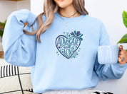 Advocate With Love Sweatshirt-Neurodiversity, ADHD & Autism Awareness & Acceptance Sweatshirt by Daily Bloom