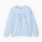 Autism Sweatshirt By Daily Bloom Autism Acceptance - Advocate Support Empower Sweatshirt Light Blue / S