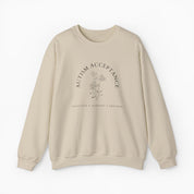 Autism Sweatshirt By Daily Bloom Autism Acceptance - Advocate Support Empower Sweatshirt Sand / S