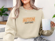 Autism Acceptance Graffiti Sweatshirt-Neurodiversity, ADHD & Autism Awareness & Acceptance Sweatshirt by Daily Bloom