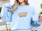 Autism Acceptance Graffiti Sweatshirt-Neurodiversity, ADHD & Autism Awareness & Acceptance Sweatshirt by Daily Bloom