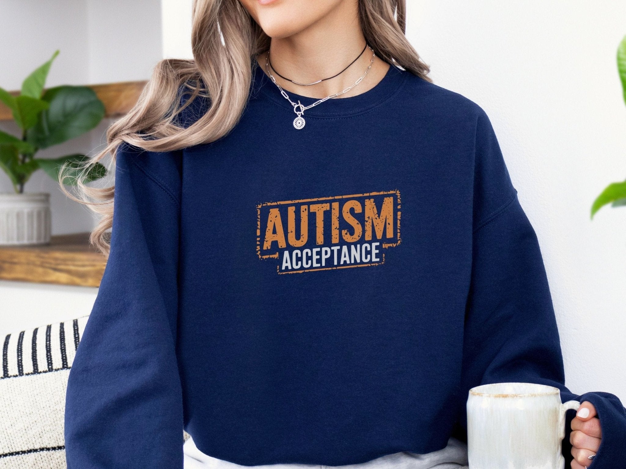 Autism Sweatshirt - Autism Acceptance Graffiti Sweatshirt - Daily Bloom