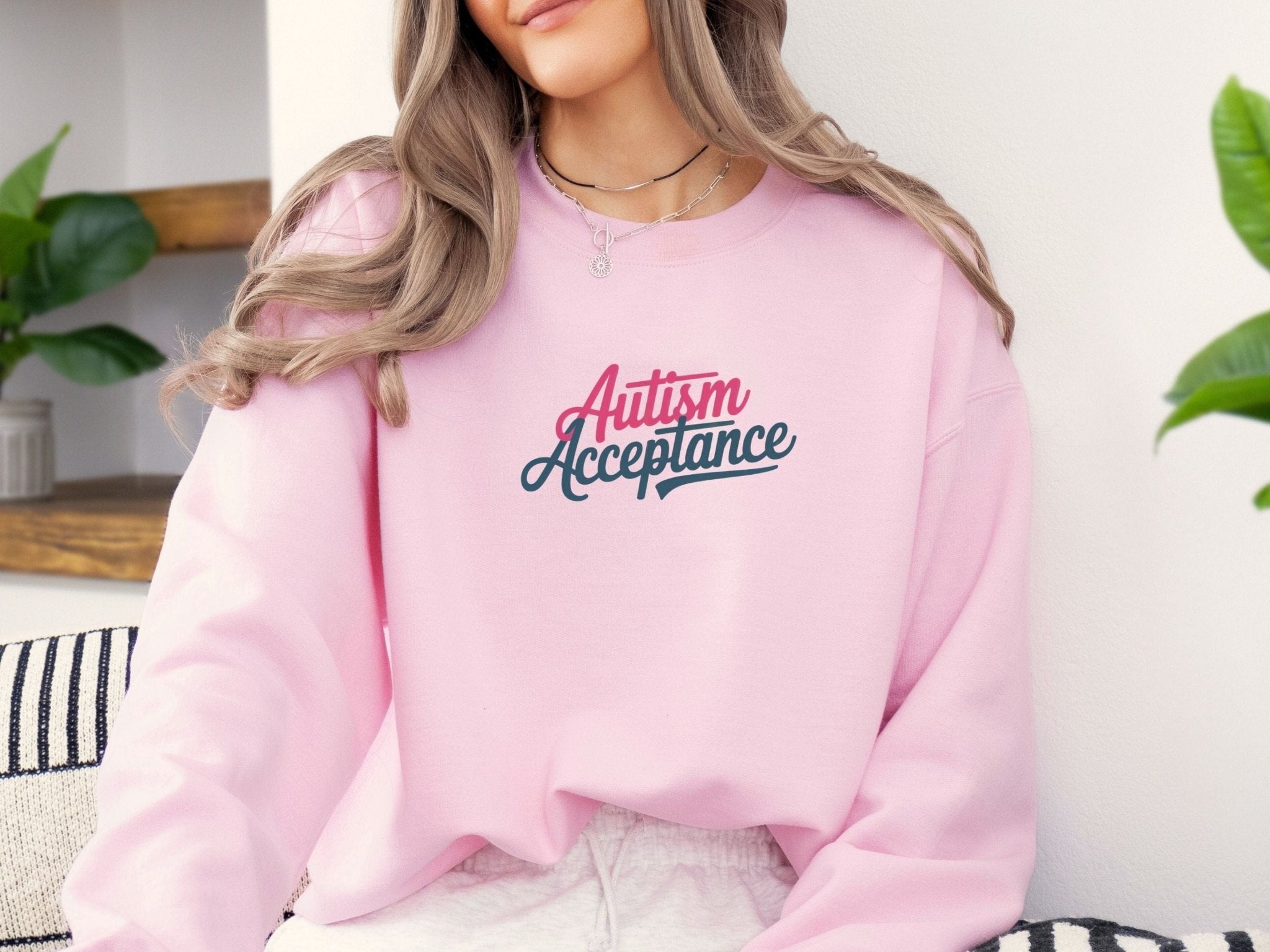 Autism Sweatshirt - Autism Acceptance Script Sweatshirt - Daily Bloom