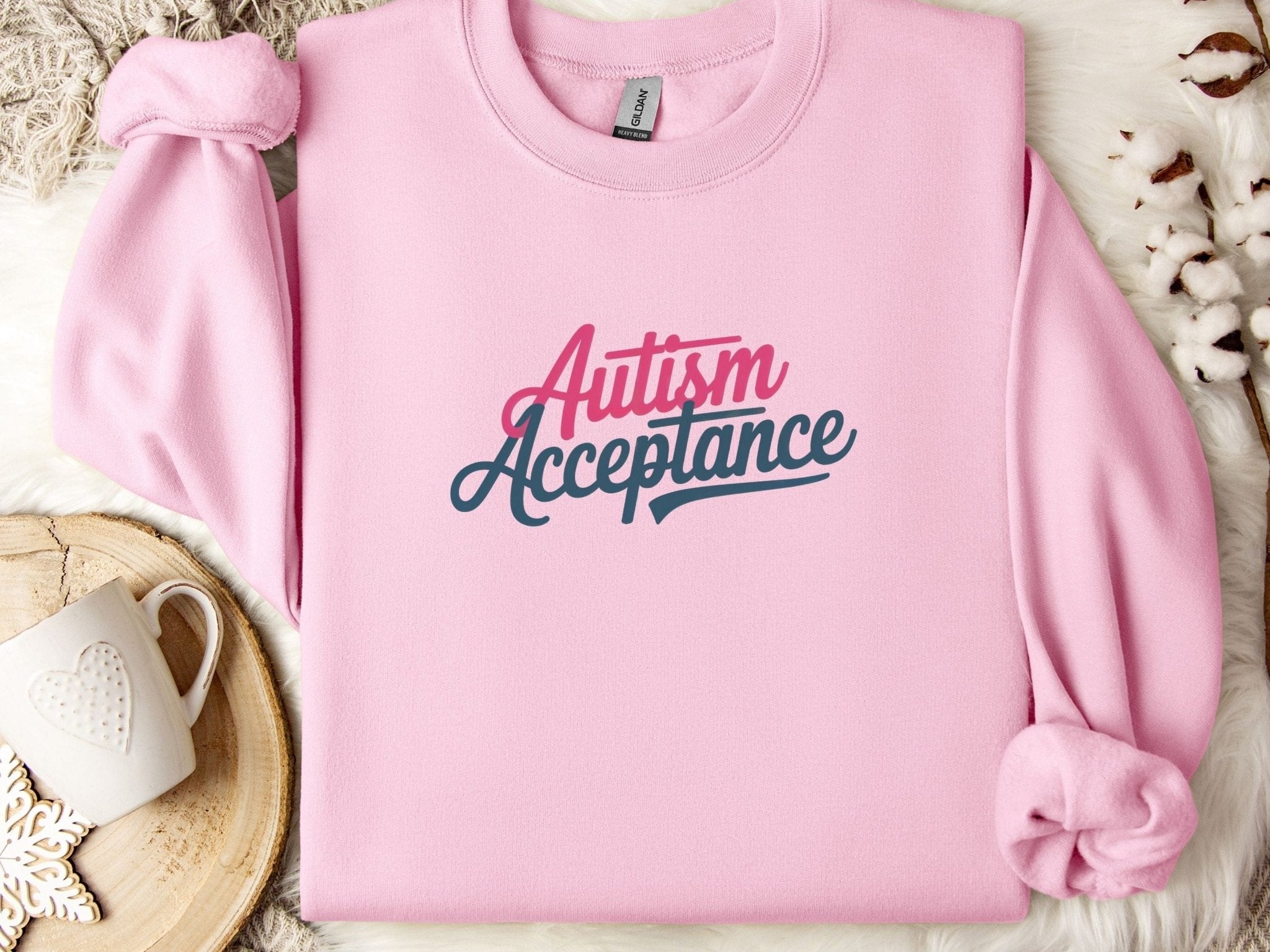 Autism Sweatshirt - Autism Acceptance Script Sweatshirt - Daily Bloom
