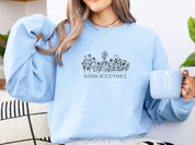 Autism Acceptance Wildflowers Sweatshirt-Neurodiversity, ADHD & Autism Awareness & Acceptance Sweatshirt by Daily Bloom