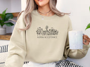 Autism Acceptance Wildflowers Sweatshirt-Neurodiversity, ADHD & Autism Awareness & Acceptance Sweatshirt by Daily Bloom