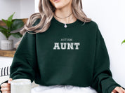 Autism Aunt College Sweatshirt-Neurodiversity, ADHD & Autism Awareness & Acceptance Sweatshirt by Daily Bloom