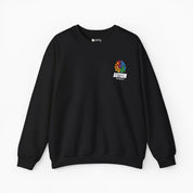 Autism Sweatshirt By Daily Bloom Autism Awareness 2025 - Brainbow Sweatshirt Black / S