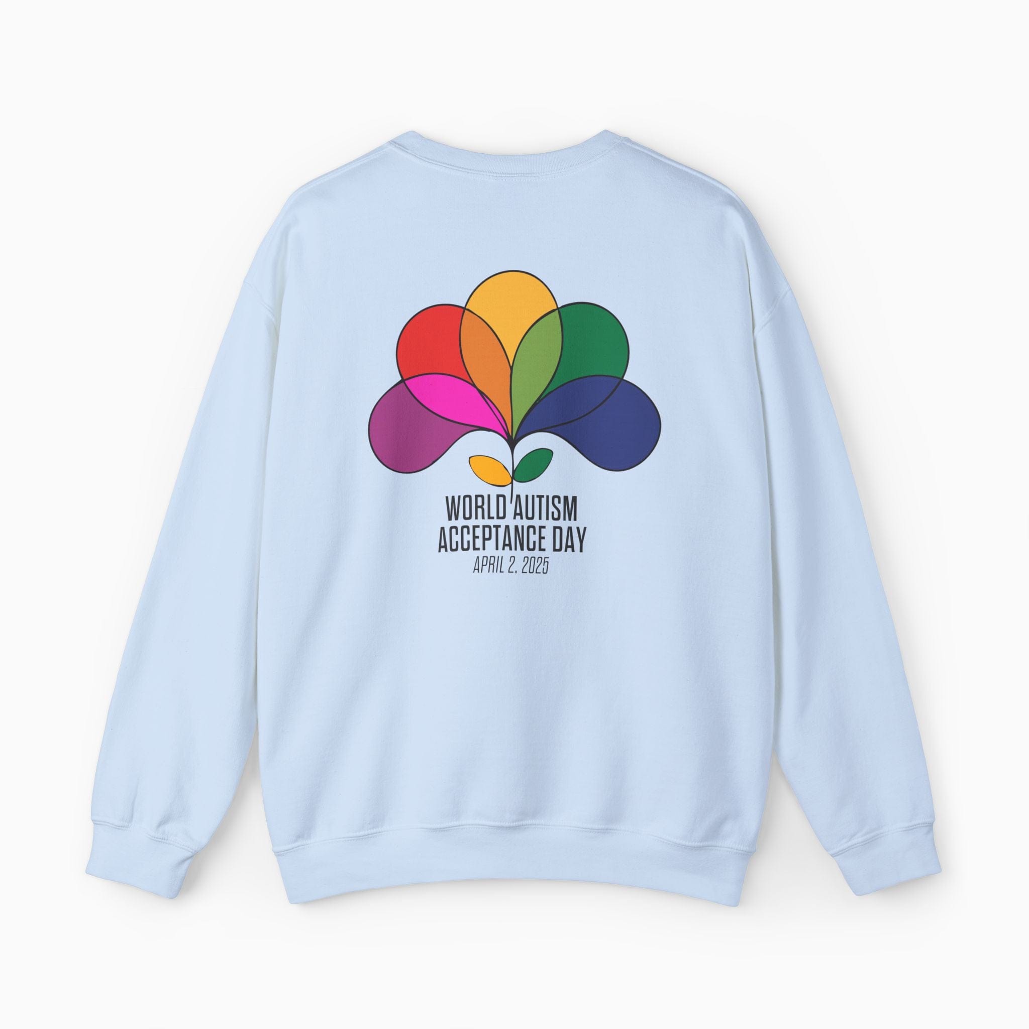 Autism Sweatshirt By Daily Bloom Autism Awareness 2025 - Spectrum in Bloom Sweatshirt