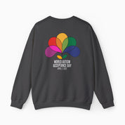 Autism Sweatshirt By Daily Bloom Autism Awareness 2025 - Spectrum in Bloom Sweatshirt