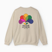 Autism Sweatshirt By Daily Bloom Autism Awareness 2025 - Spectrum in Bloom Sweatshirt