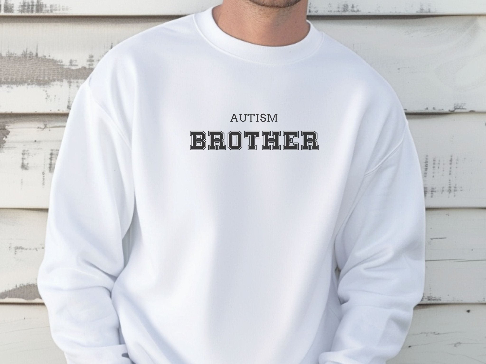 Autism Sweatshirt - Autism Brother College Sweatshirt - Daily Bloom