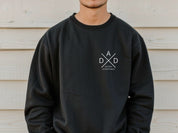 Autism Dad Cross Sweatshirt-Neurodiversity, ADHD & Autism Awareness & Acceptance Sweatshirt by Daily Bloom
