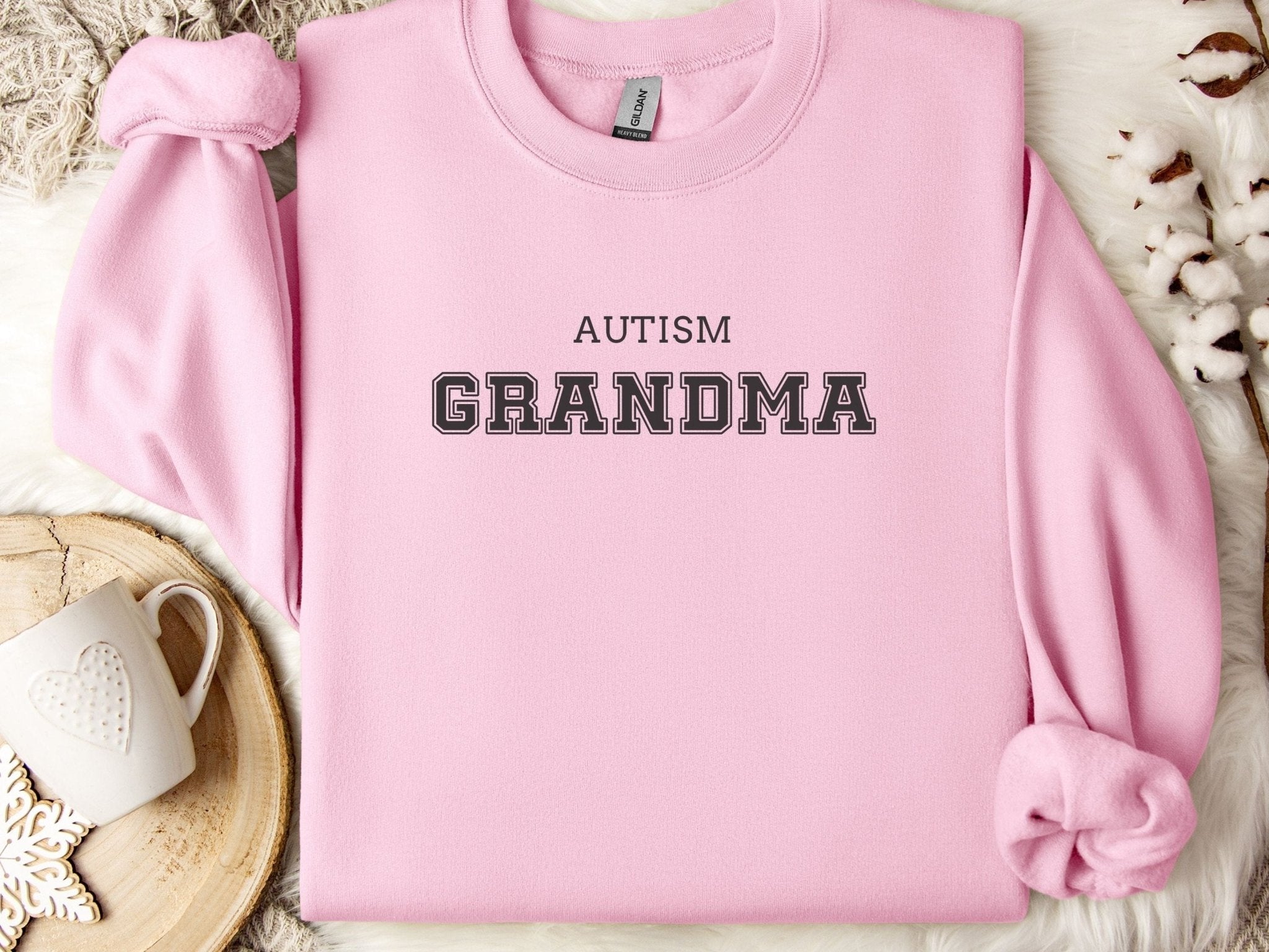 Autism Sweatshirt - Autism Grandma College Sweatshirt - Daily Bloom
