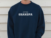 Autism Grandpa College Sweatshirt-Neurodiversity, ADHD & Autism Awareness & Acceptance Sweatshirt by Daily Bloom