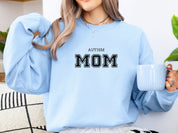 Autism Mom College Sweatshirt-Neurodiversity, ADHD & Autism Awareness & Acceptance Sweatshirt by Daily Bloom