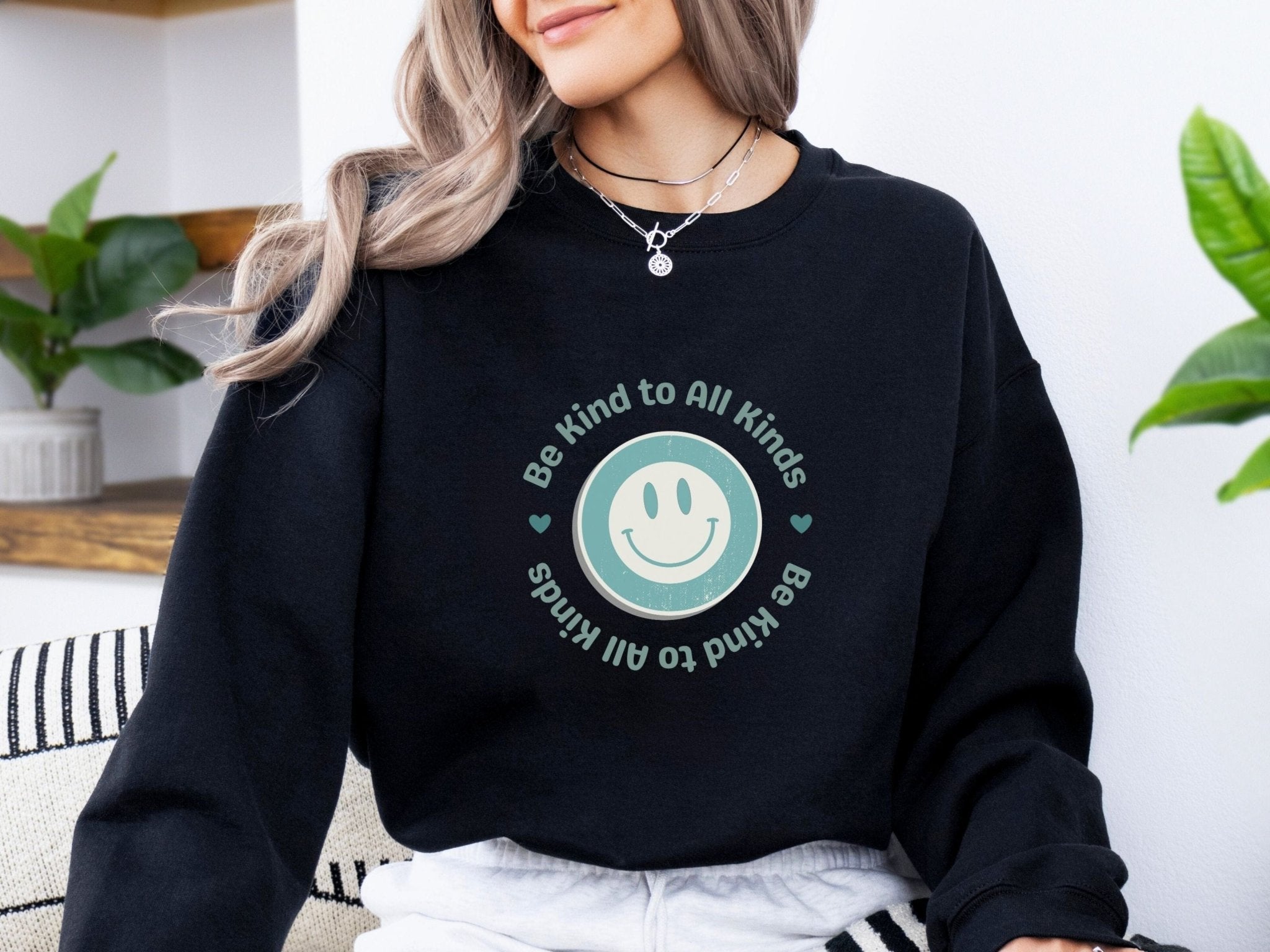 Autism Sweatshirt - Be Kind To All Kinds Sweatshirt - Daily Bloom