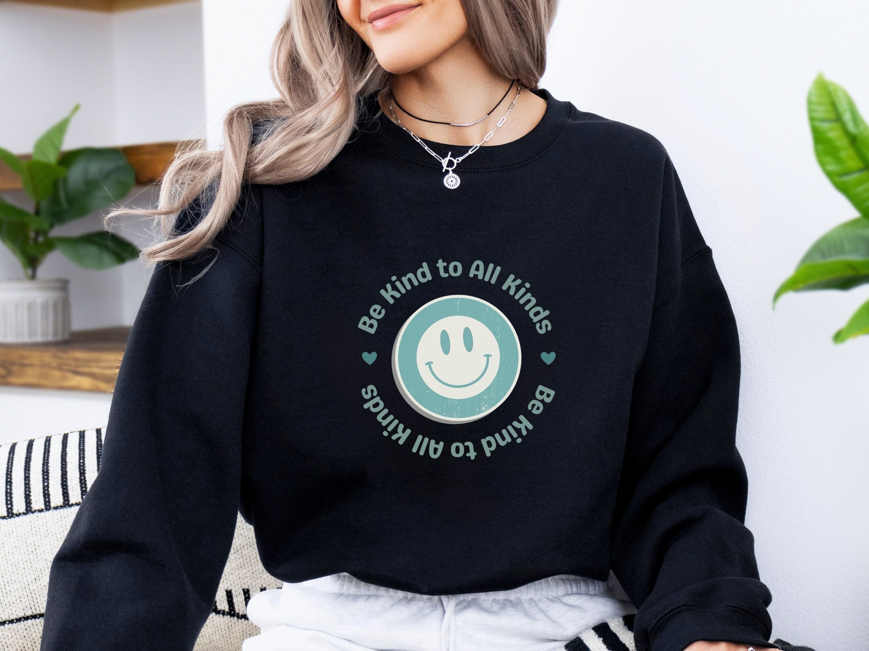 Be Kind To All Kinds Sweatshirt-Neurodiversity, ADHD & Autism Awareness & Acceptance Sweatshirt by Daily Bloom