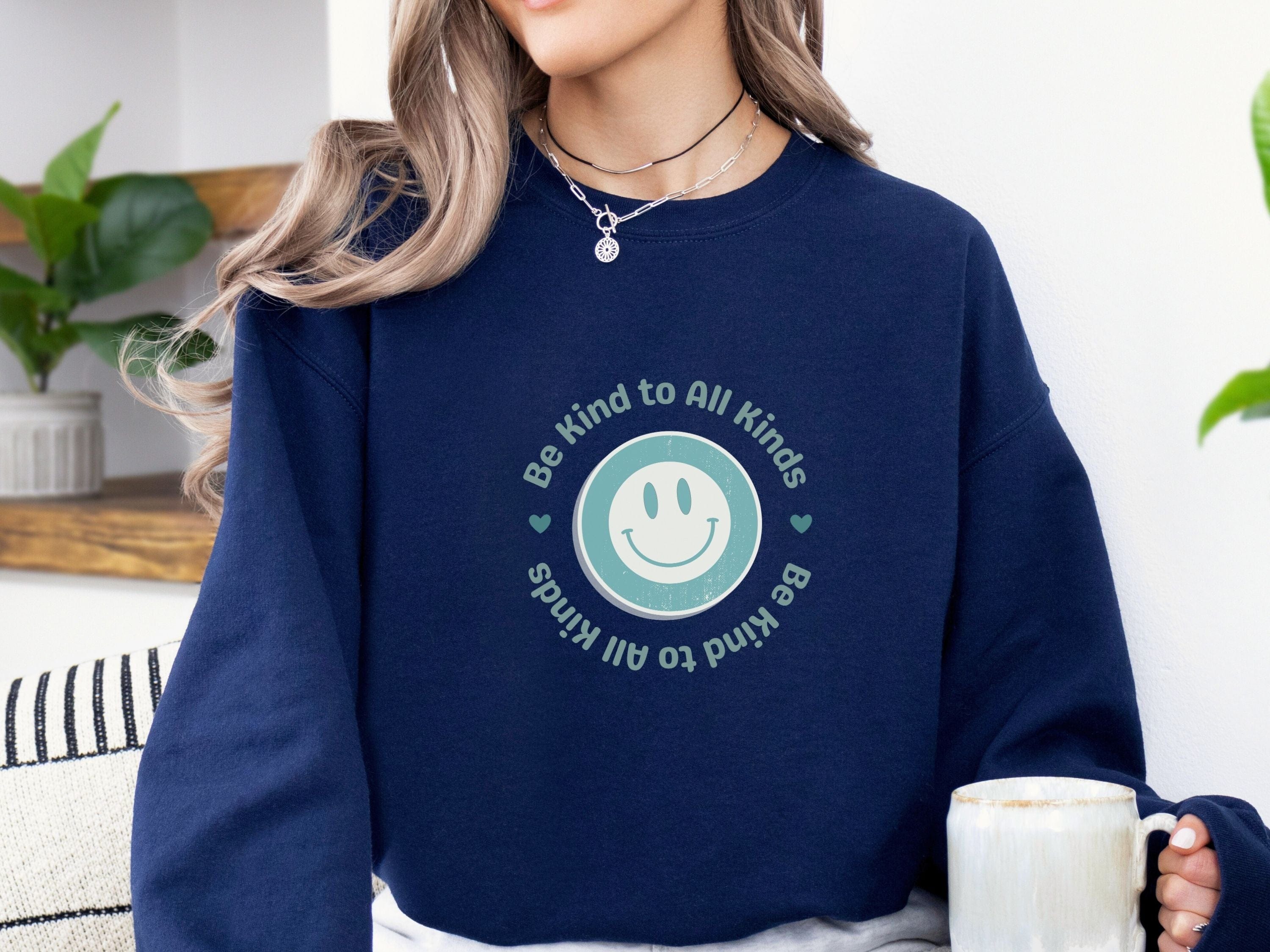 Be Kind To All Kinds Sweatshirt-Neurodiversity, ADHD & Autism Awareness & Acceptance Sweatshirt by Daily Bloom
