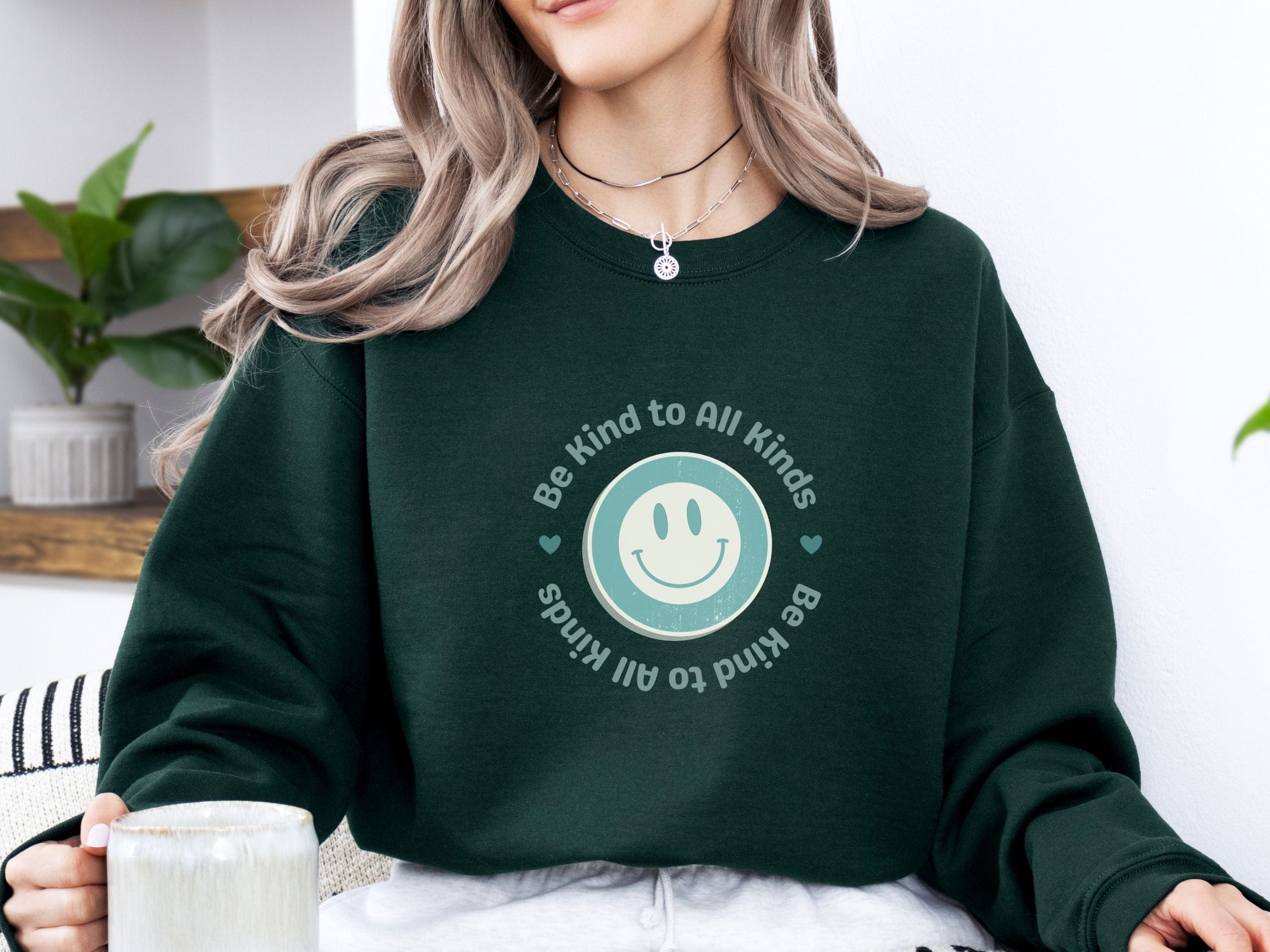 Be Kind To All Kinds Sweatshirt-Neurodiversity, ADHD & Autism Awareness & Acceptance Sweatshirt by Daily Bloom