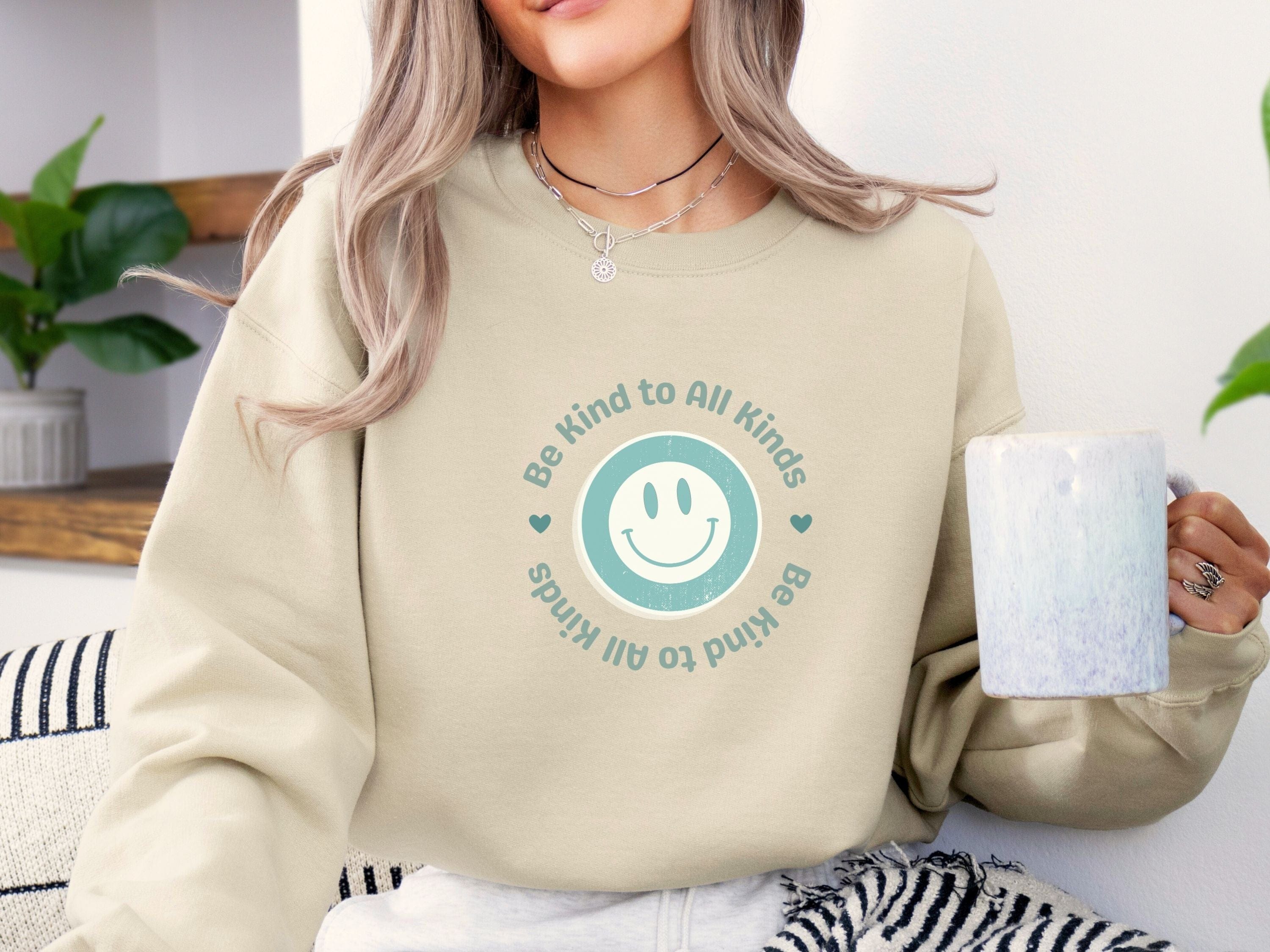 Be Kind To All Kinds Sweatshirt-Neurodiversity, ADHD & Autism Awareness & Acceptance Sweatshirt by Daily Bloom