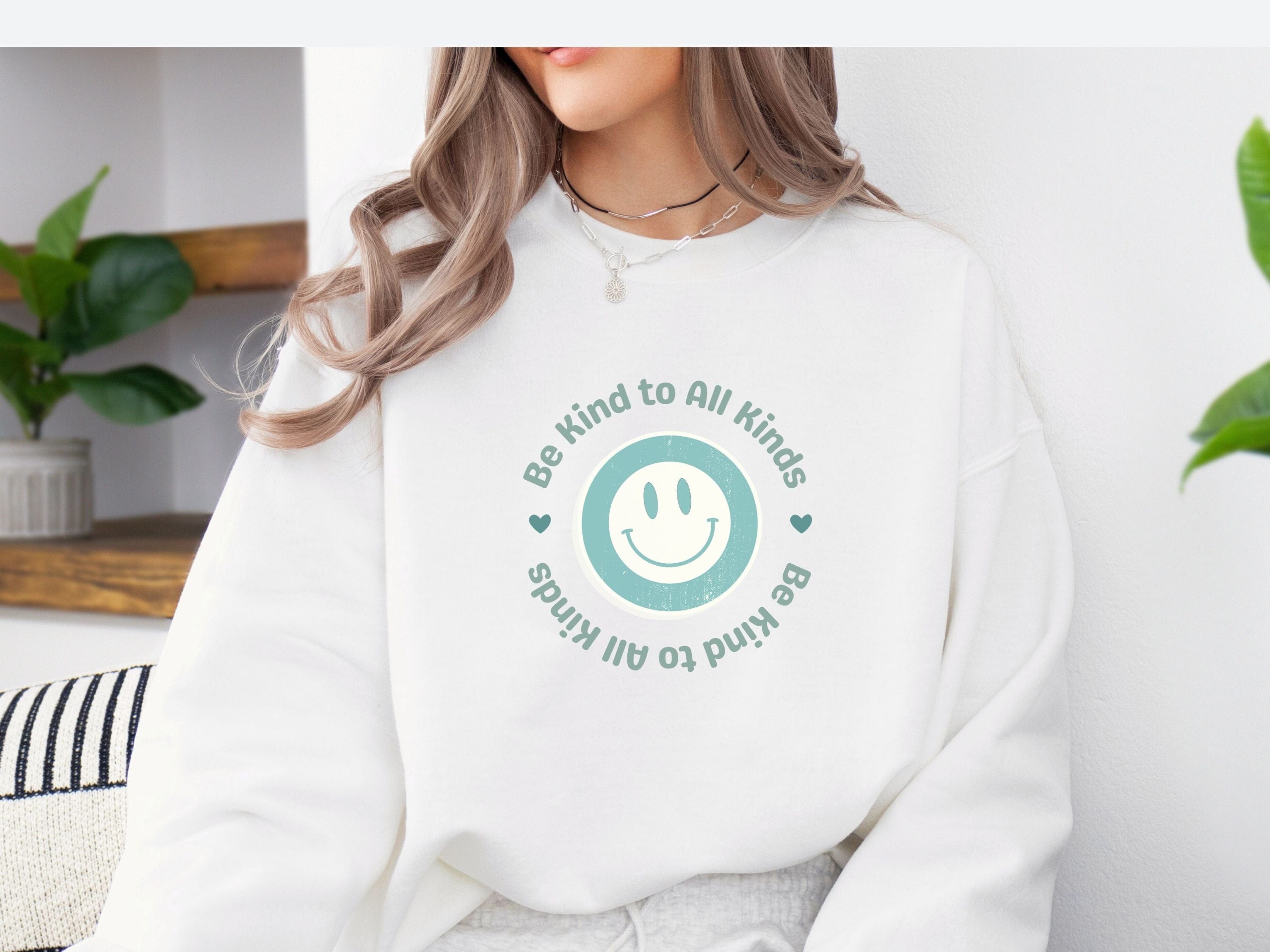 Be Kind To All Kinds Sweatshirt-Neurodiversity, ADHD & Autism Awareness & Acceptance Sweatshirt by Daily Bloom