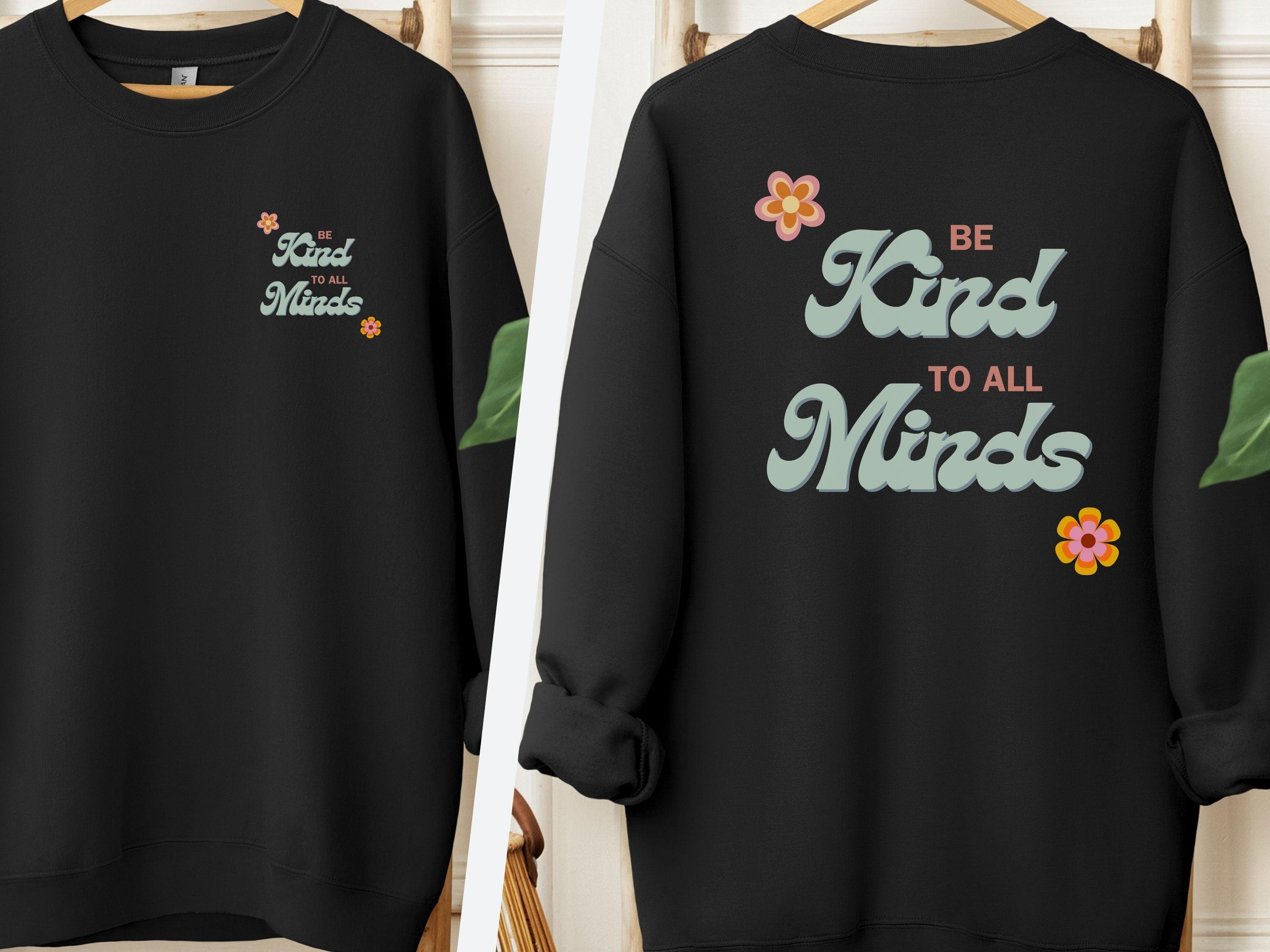  Back Print-Black-Neurodiversity, ADHD & Autism Awareness & Acceptance Sweatshirt by Daily Bloom