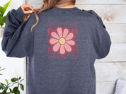 Bloom Daisy Sweatshirt-Neurodiversity, ADHD & Autism Awareness & Acceptance Sweatshirt by Daily Bloom