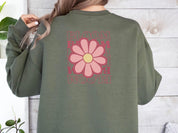 Bloom Daisy Sweatshirt-Neurodiversity, ADHD & Autism Awareness & Acceptance Sweatshirt by Daily Bloom
