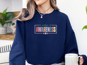 Bright Blooms for Autism Awareness Sweatshirt-Neurodiversity, ADHD & Autism Awareness & Acceptance Sweatshirt by Daily Bloom