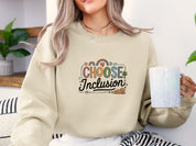 Choose Inclusion Sweatshirt-Neurodiversity, ADHD & Autism Awareness & Acceptance Sweatshirt by Daily Bloom