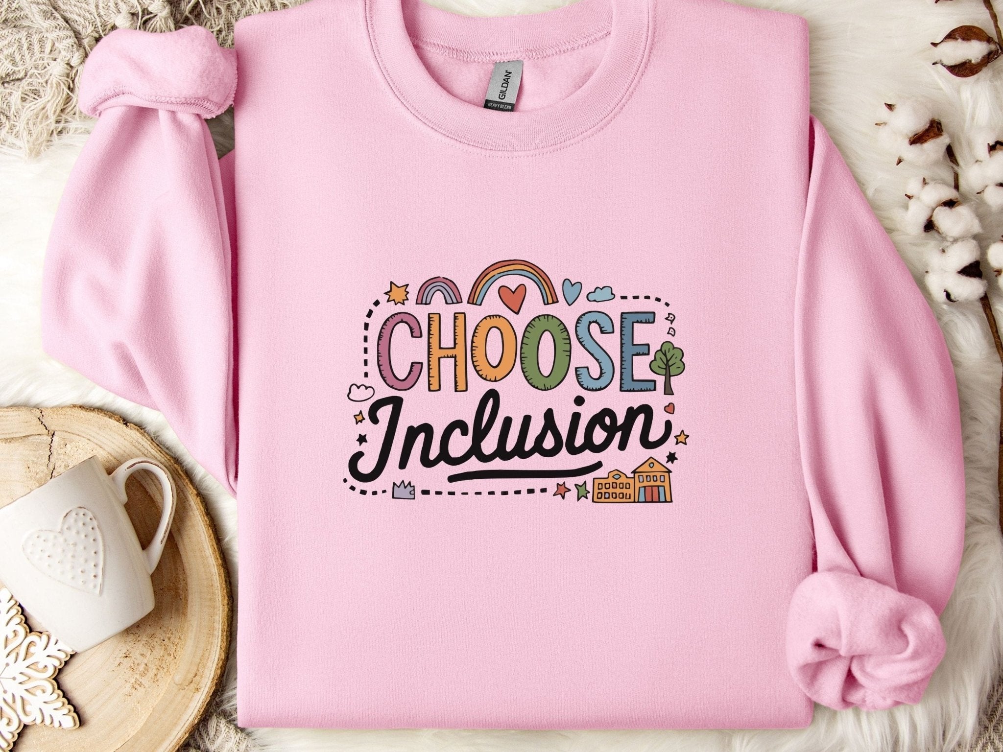 Autism Sweatshirt - Choose Inclusion Sweatshirt - Daily Bloom