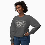 Autism Sweatshirt By Daily Bloom Classroom Wrangler Comfort Colors Lightweight Sweatshirt