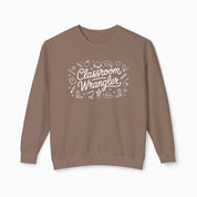 Autism Sweatshirt By Daily Bloom Classroom Wrangler Comfort Colors Lightweight Sweatshirt Espresso / S