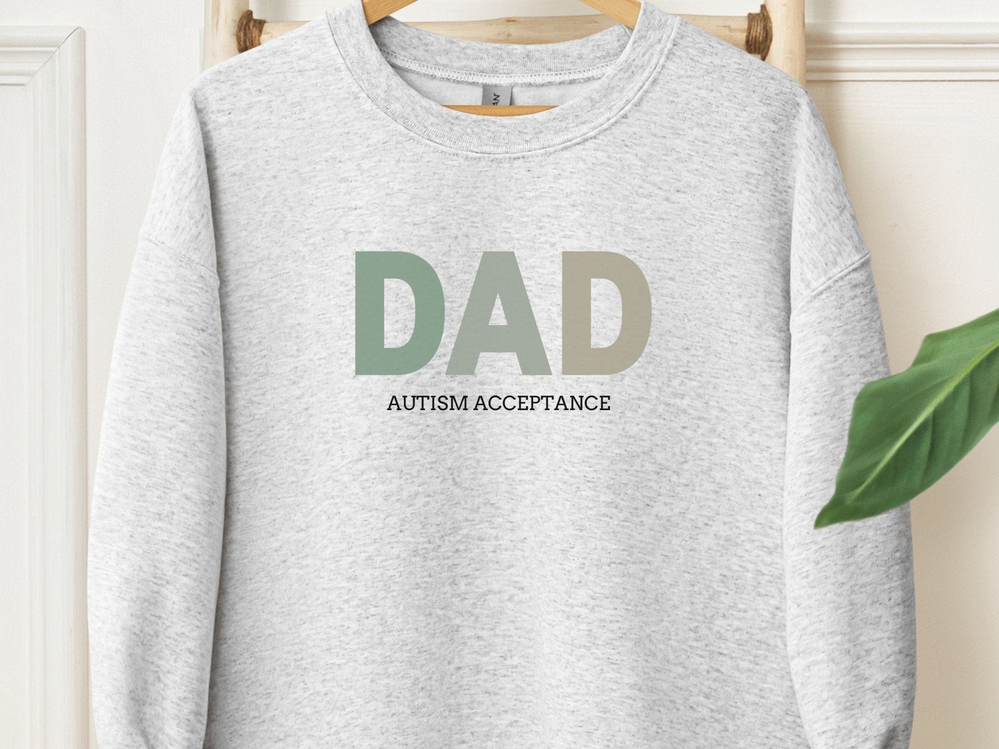 Autism Sweatshirt - Dad Gradient Sweatshirt - Daily Bloom