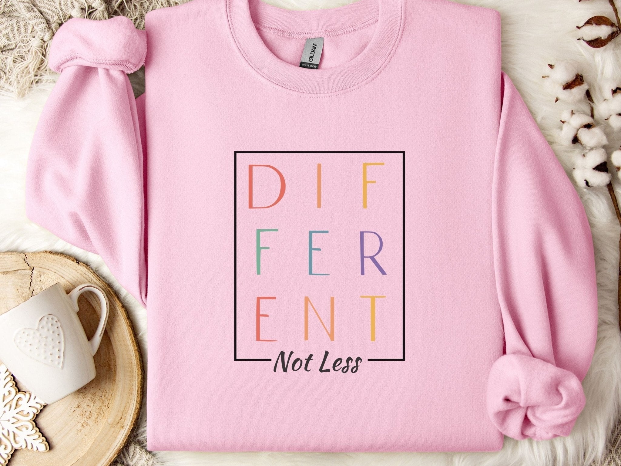 Autism Sweatshirt - Different Not Less Sweatshirt - Daily Bloom
